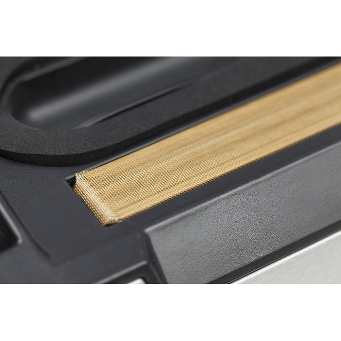 Професійний вакууматор CASO FastVac 500 для бізнесу, вакуумний пакувальник з подвійним швом та потужним насосом 20 л/хв, комплект з 2 рулонами фольги