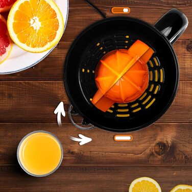 Електрична соковитискачка Duronic Saftpresse 600W, 400мл, з нержавіючої сталі, для цитрусових (апельсини, лимони)