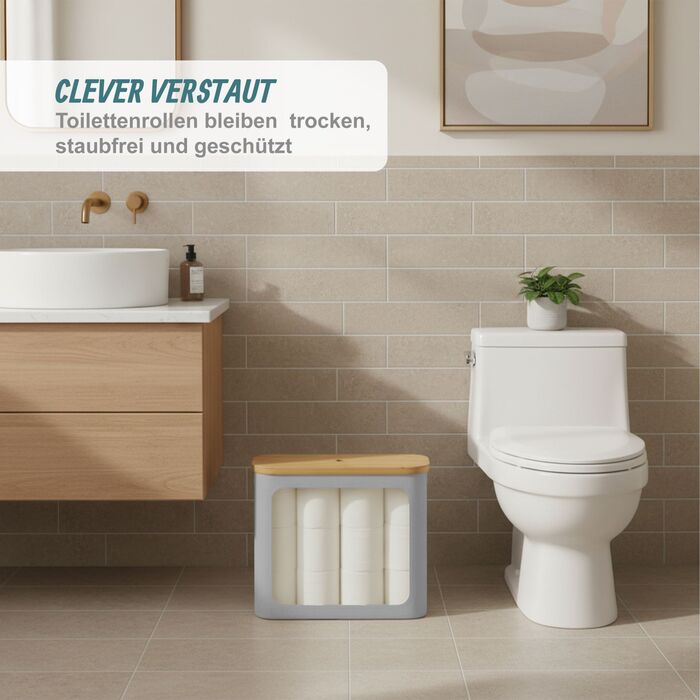 Тримач для туалетного паперу Relaxdays на 12 рулонів