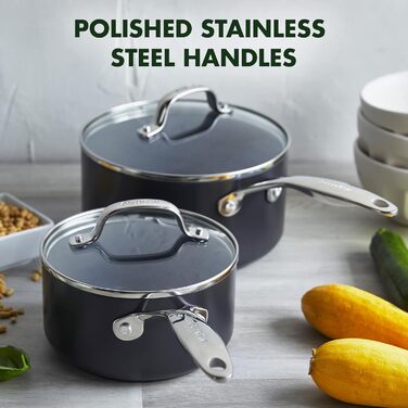 GreenPan Valencia Pro сковорода з антипригарним покриттям Harteloxierte, 28 см, 4.2 л, з кришкою, індукція, для плити та духовки, серія Valencia Pro