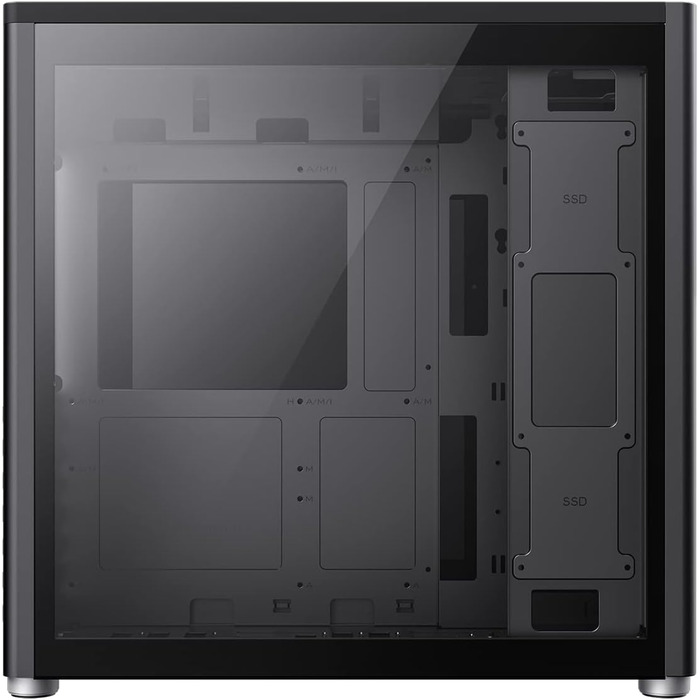 Ігровий корпус GameMax Spark Pro Cube ATX з двома загартованими скляними панелями, USB 3.0, Type-C, чорний