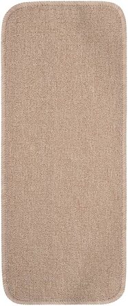 Ступінчастий килимок VidaXL ступінчасті килимки сходові килимки сходовий килимок захист сходів сходовий килимок захист сходів протиковзкий килимок 75x20 см (60 х 25 см, бежевий), 15 шт.