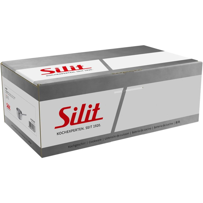 Каструля Silit Achat з нержавіючої сталі 16 см без кришки, 1.4 л, для індукційних плит, без покриття, придатна для духовки