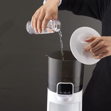 Bellababy Автоматичний приготувач дитячої суміші та підігрівач пляшечок, чорний - швидкий нагрів, знімний контейнер, цілодобовий режим