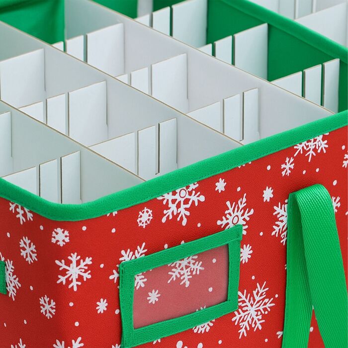 Коробка для зберігання новорічних кулі