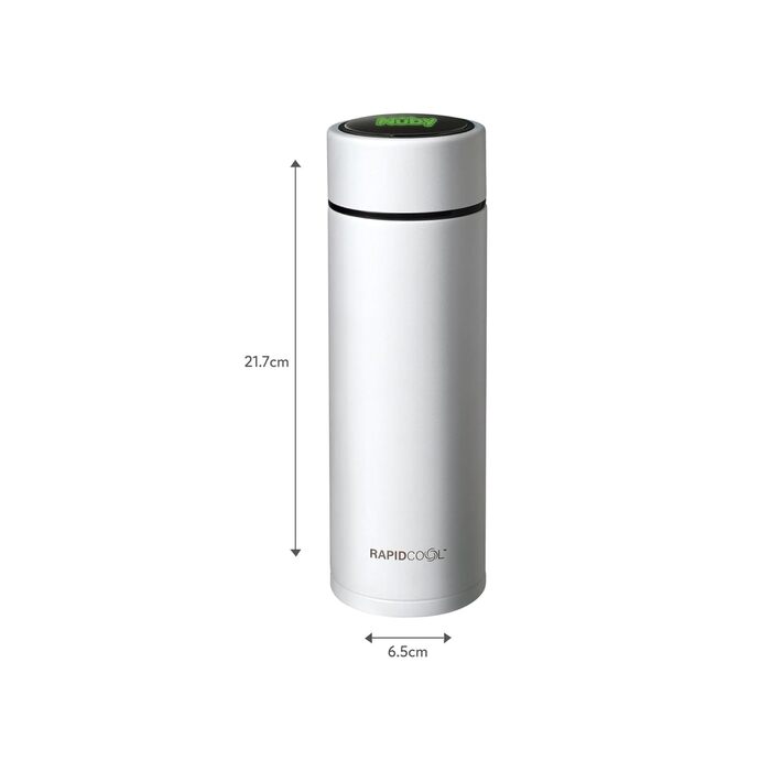 Nuby RapidCool™ – Готувальник суміші для немовлят, термос з дозатором (2 хв) – Ідеально для подорожей