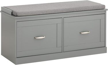 Полка для взуття SoBuy з місцем для сидіння, вузька, 98x49x37 см, FSR131-HG