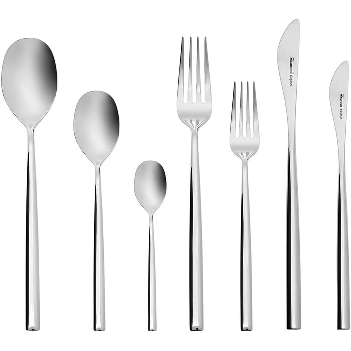 Karaca Liza Elegance: Набір столових приборів на 12 осіб (84 деталі) з коробкою, сталь