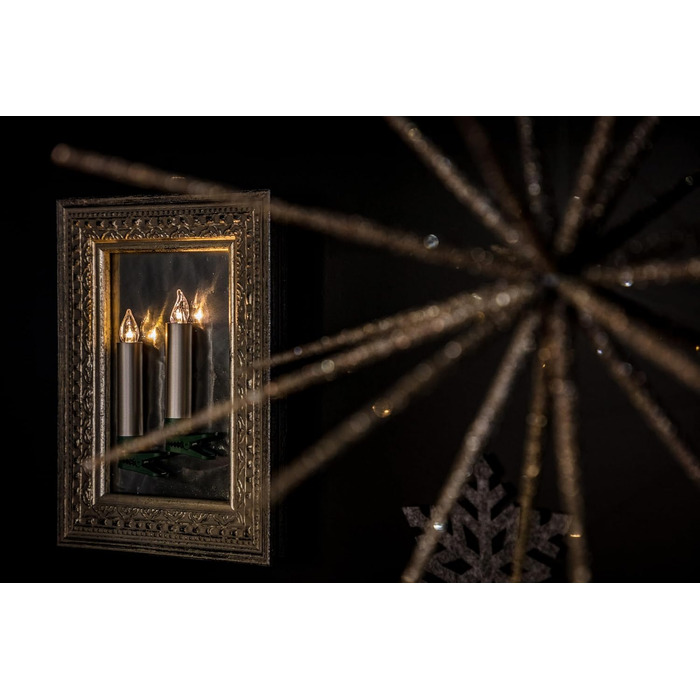 LED-іграшки для ялинки Lumix® Superlight Mini Metallic, комплект 12 шт. з IR-пультом, Cashmere