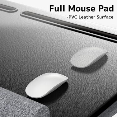 Підставка для ноутбука в ліжко - Lapdesk з підставкою для зап'ястя та тримачем для телефону, до 17.3 дюймів, для дому, навчання та відпочинку