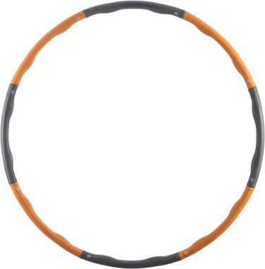 Знімний обруч для фітнесу InnovaGoods V0103103 O-Waist з пінопластовим покриттям, помаранчевий, один розмір