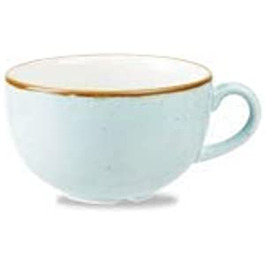 Чашка для капучино з каменю Черчілля - 34 склянки, колір за вибором (качине яйце синього кольору)