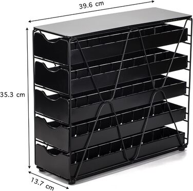 Організатор для капсул Nespresso Vertuo від Bagoo - 5-ярусна стійка для зберігання