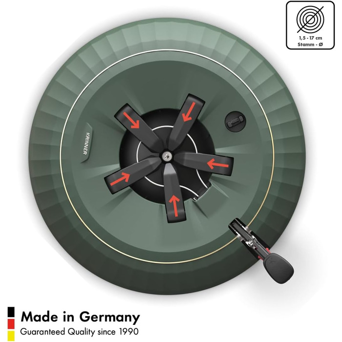 Підставка для ялинки KRINNER X-Series Deluxe X-440 з педаллю та резервуаром 11 л (до 4,4 м)