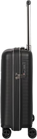 Набір валіз Travelite Roomer 2 шт. (L/M) з TSA замком, чорний: міцні валізи з розширенням, ручна валіза 55 см