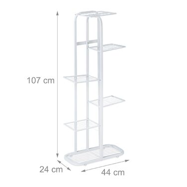 Сходинка для квітів Relaxdays з металу, 6 ярусів