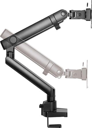 Кріплення для монітора ICY BOX IB-MS313-T: підходить для моніторів до 32 дюймів (до 8 кг), VESA 75x75/100x100, сталевий, регульований, для кріплення на стіл