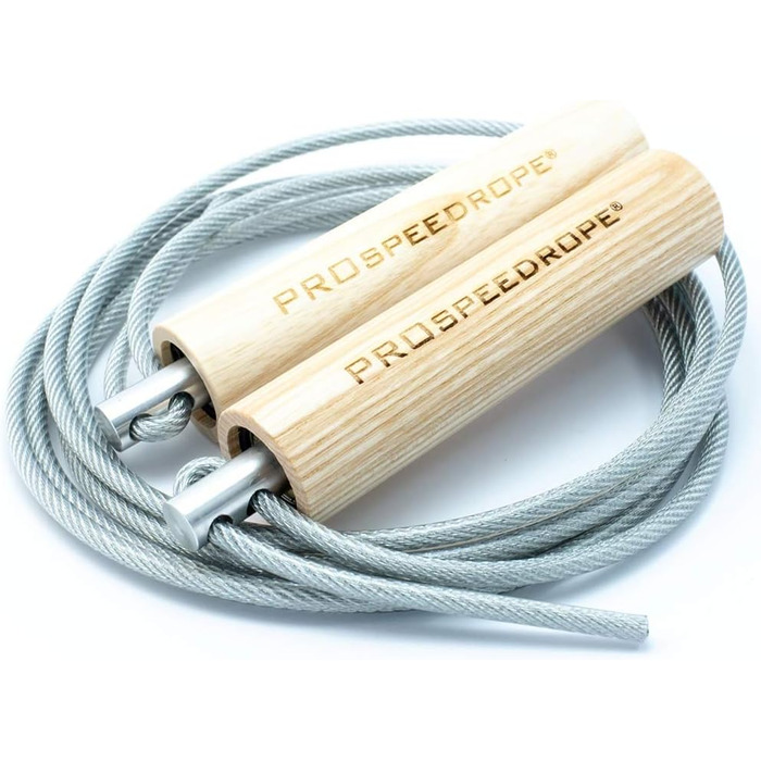 Скакалка PROspeedrope, натуральна