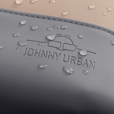Рюкзак Johnny Urban Жіночий маленький - Рубін - Тонкий денний рюкзак для City Uni Business - Маленький рюкзак жіночий з відділенням для ноутбука - водовідштовхувальний (бежевий/рожевий)