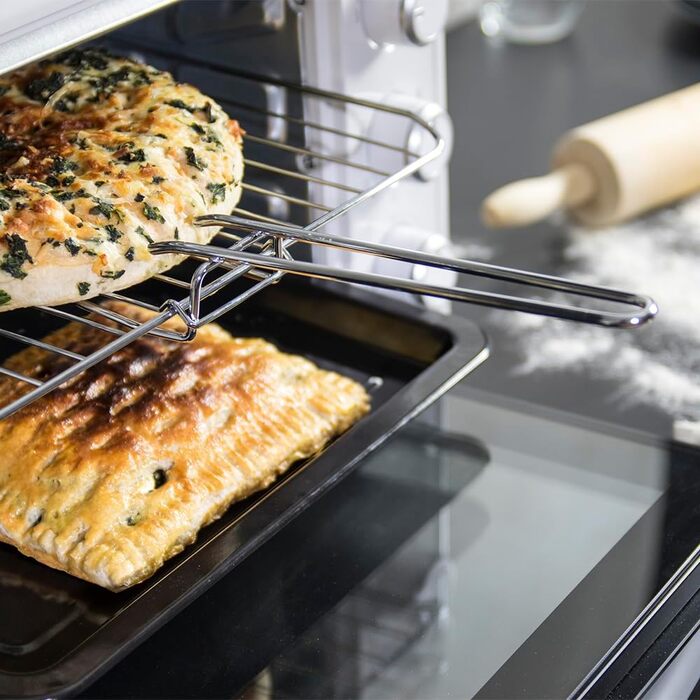 Мультиварка Cecotec Bake&Toast 1090 Black: 1000 Вт, таймер 60 хв, регулювання температури до 230ºC, 30 л, з деко, решіткою та щипцями