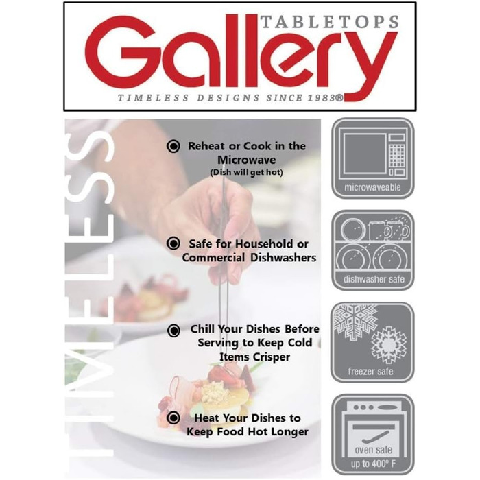 Набір з 4 мисок для випічки та приготування їжі TTU Gallery Hobnail, класичний білий фарфор