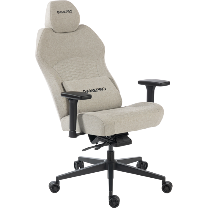 Крісло ігрове GamePro GC760LG Fabric Light Gray