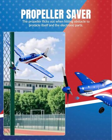 Літак на радіокеруванні VolantexRC 761-5 P-51 Mustang RTF 4-канальний, з Xpilot стабілізацією, для початківців, готовий до польоту