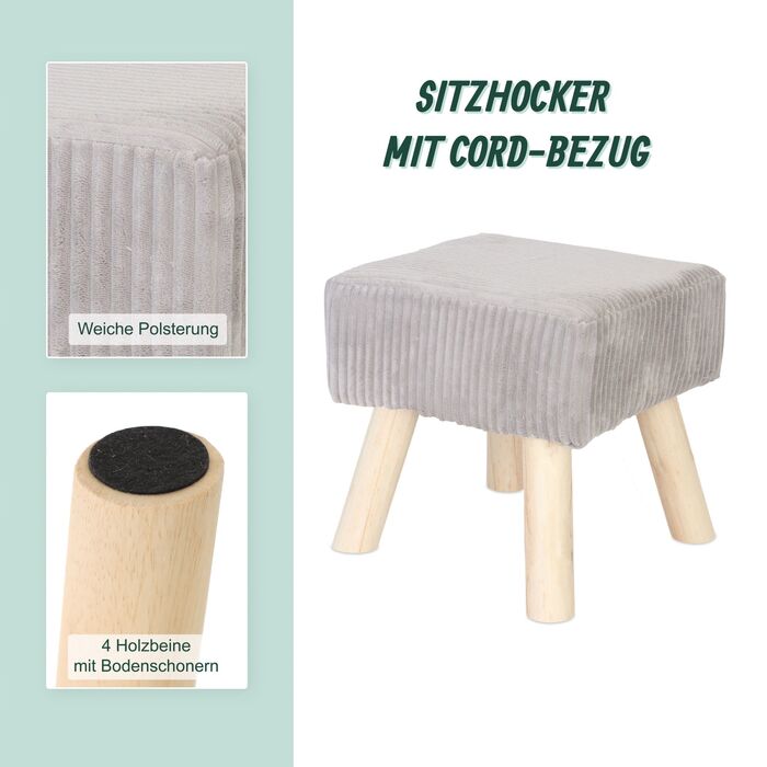 Relaxdays Підставка для ніг Cord