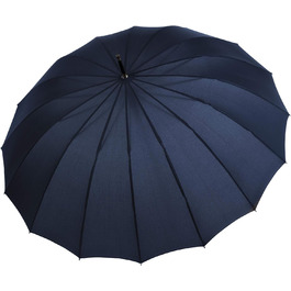 Доплерівський довгий парасольку Liverpool Automatic Великий навіс Незвичайний, благородний вигляд Uni Marine (Синій)