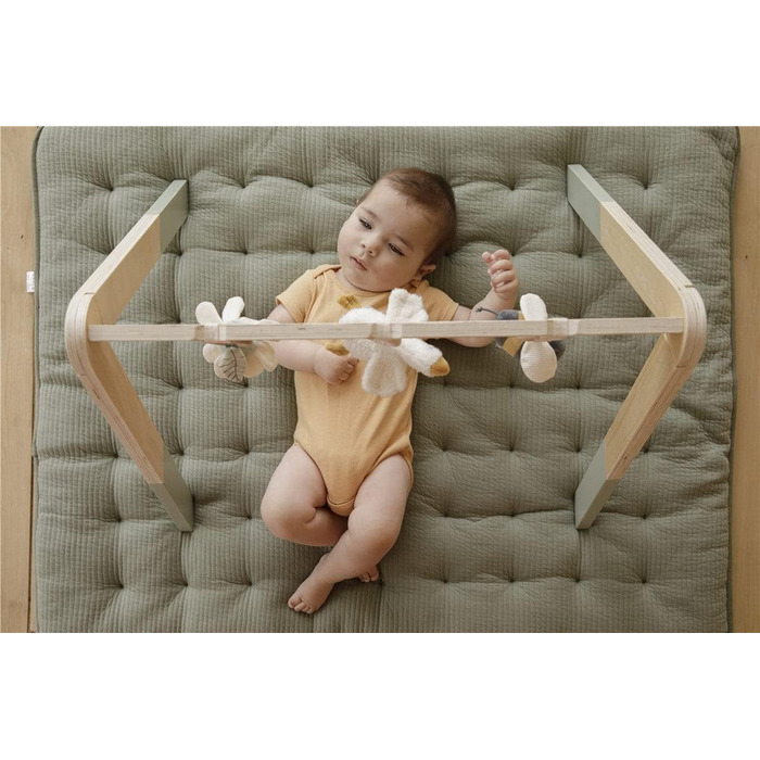 Ігровий аркан з дерева з тканинними підвісками - Little Goose, 8510 Baby Gym