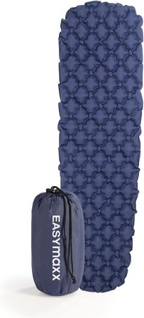 Надувний надувний матрац EASYmaxx Водонепроникний і рулонний для зручного транспортування Туристичний килимок з сумкою для зберігання вантажопідйомність 150 кг