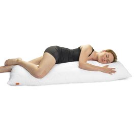 Подушка для сну на боці sleepling (Body Pillow) 40 x 145 см, м'яка мікрофібра, гіпоалергенна, Ökotex, з наволочкою