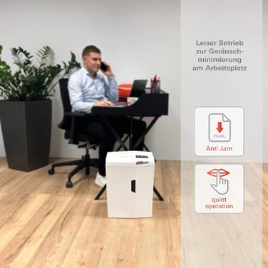 Шредер HSM Shredstar X10: безпечне знищення документів, P-4, 10 аркушів, 4.5x30 мм, для дому та офісу