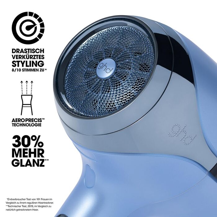 Фен для волосся ghd Helios Limited Edition – колір Icy Blue