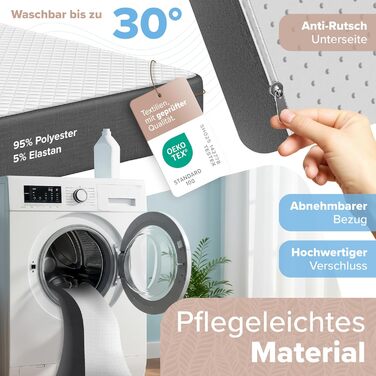 Розкладне ліжко ELONEO 80x200 см з преміум-матрацом, металевий каркас, витримує до 250 кг, гостьове ліжко на колесах з захисним чохлом