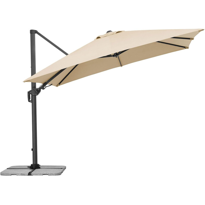 Парасолька від сонця Schneider RHODOS TWIST, 300 x 300 см, антрацит, модель 2024