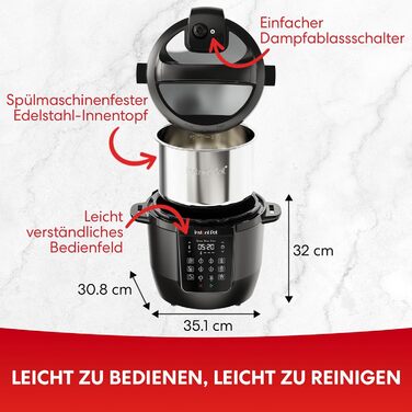 Instant Pot Plus 9-в-1: мультикочер, сковорода, рисоварка, йогуртниця, 5.7 л, нержавіюча сталь