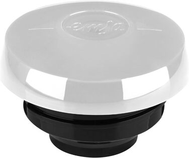 Термос Emsa Samba 1 л з Quick Press, білий, з ізоляцією, 12 год гарячий, 24 год холодний