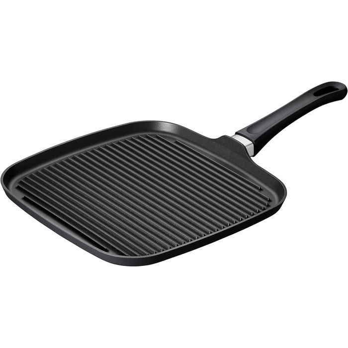 SCANPAN Classic Grillpfanne 27x27 см з антипригарним покриттям Stratanium+ | Для плиток Ceran та газових плит | З рифленою поверхнею для справжніх гриль-смуг | Сковорода-гриль, придатна для духовки