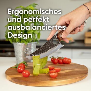 Ніж кухарський Matsato 15 см - оригінальний кухонний ніж для нарізання та подрібнення