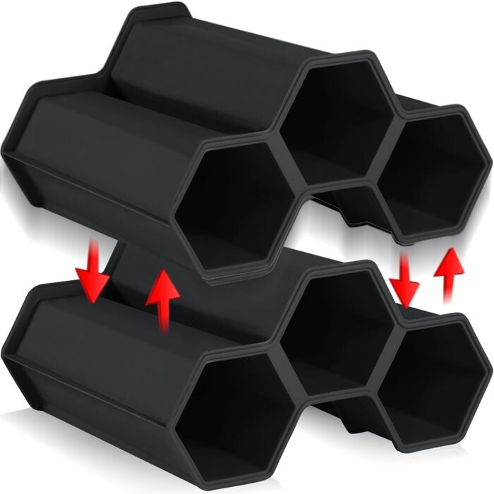 Стійка для вина Stimo на 12 пляшок, пластикова, розширювана, стелаж для напоїв