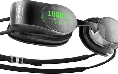 Розумні окуляри для плавання Holoswim 2s AR, окуляри для плавання проти запотівання, фітнес-трекер, відображає ваші показники, сумісний з режимом відкритої води