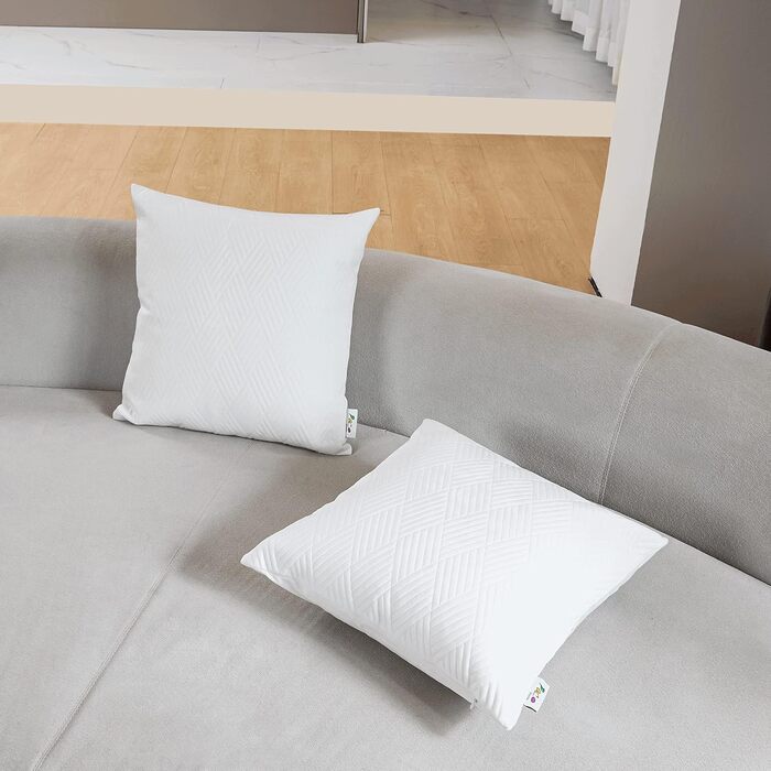 Наволочки для подушок Paco Home вельветові, м'які, комплект 2 шт. , колір білий (макс. 50 символів)