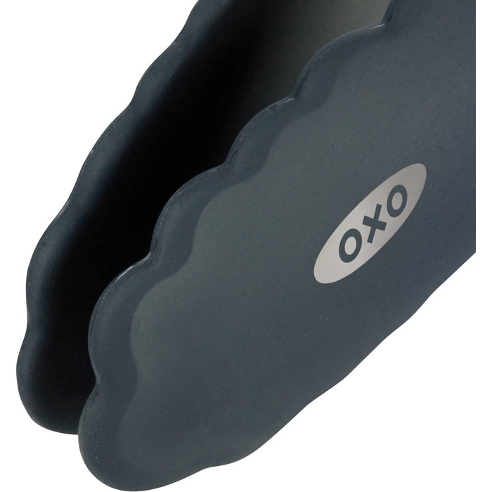 Плоскогубці OXO 1101880 Good Grips-термостійкі щипці для гриля з нержавіючої сталі з силіконовими наконечниками-- 23 см для антипригарного покриття