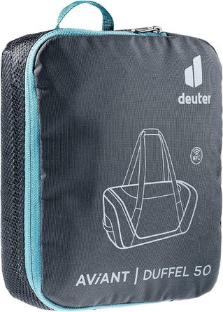 Спортивна сумка deuter AViANT Duffel 50 Дорожня сумка чорного кольору