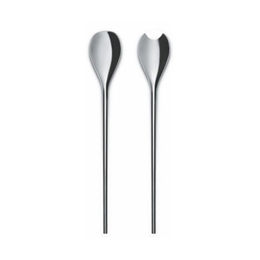 Столові прибори для салату 29,8 см металік Human Collection Alessi