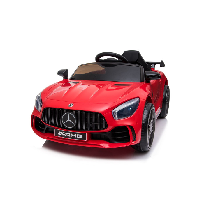 Дитячий електромобіль Mercedes AMG GTR зі шкіряним салоном, EVA