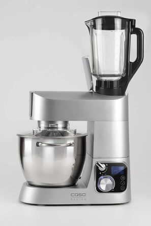 Кухонна машина CASO KM 1200 Chef: 6 літрів, 8 швидкостей, алюмінієвий корпус, преміум-якість