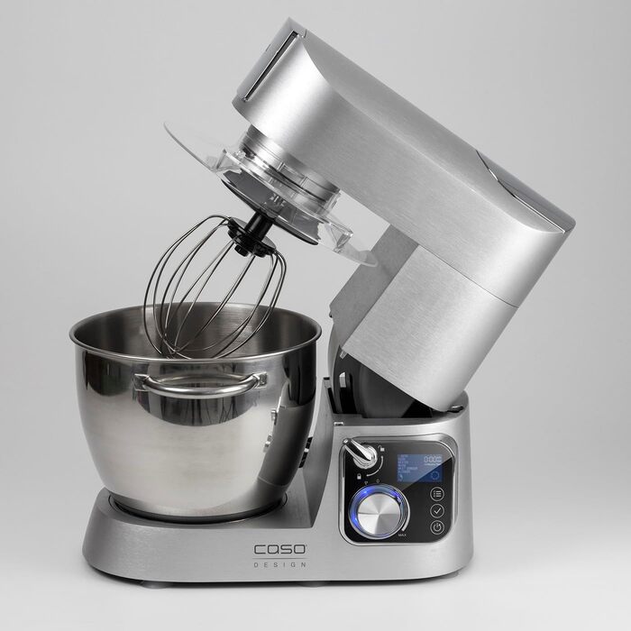 Кухонна машина CASO KM 1200 Chef: 6 літрів, 8 швидкостей, алюмінієвий корпус, преміум-якість