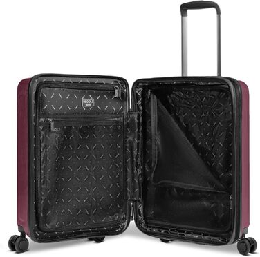 Набір валіз REDOLZ Essentials 14: S (55 см), M (66 см), L (77 см) | Розширювані, з відділом для ноутбука, TSA, 4 колеса | Колір: Aubergine Metallic